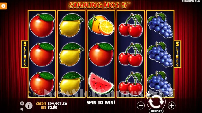 Ulasan lengkap slot Striking Hot 5